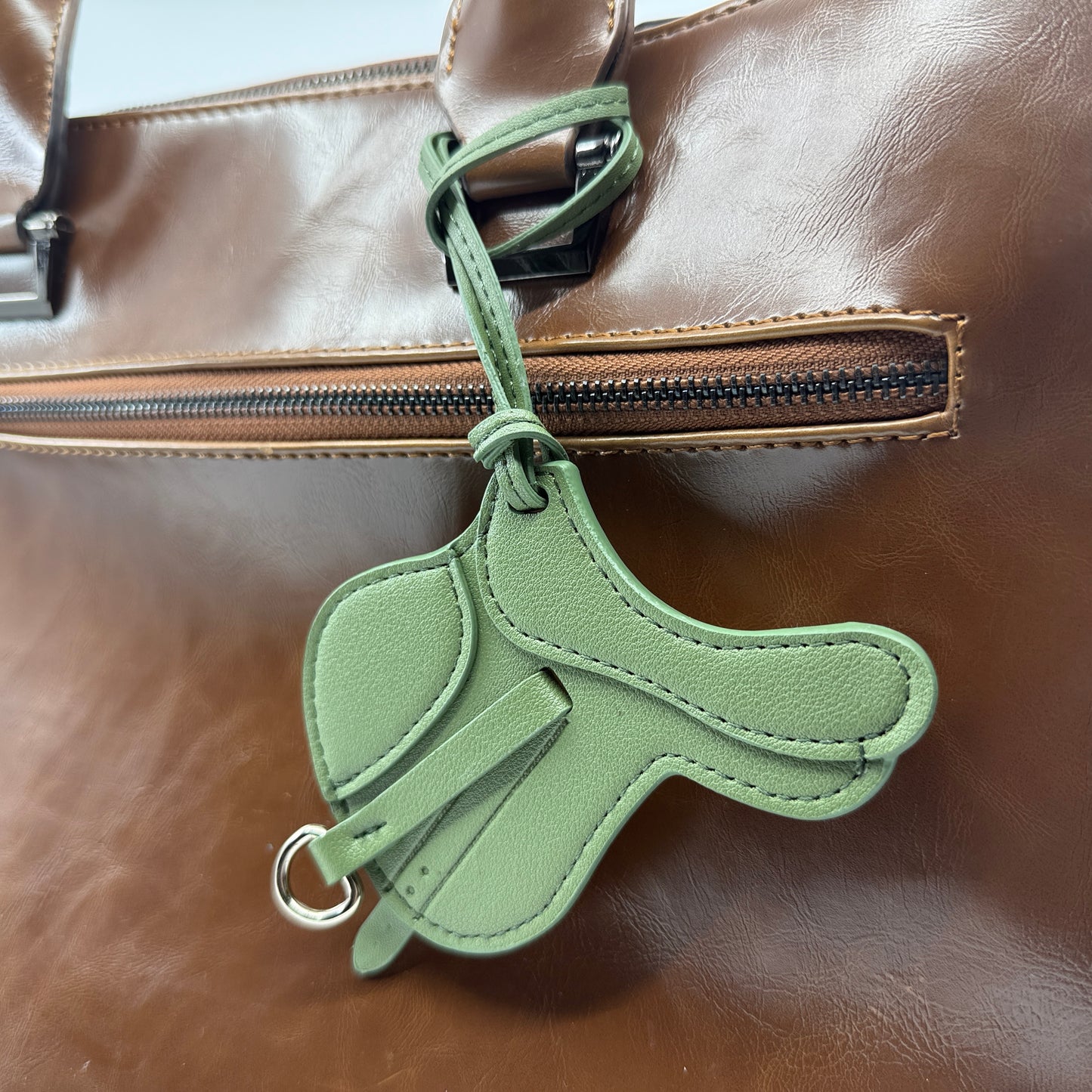 Saddle Bag Charm - Green