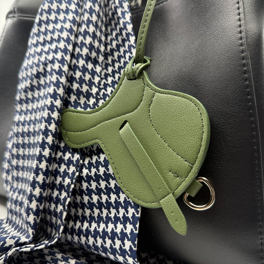 Saddle Bag Charm - Green