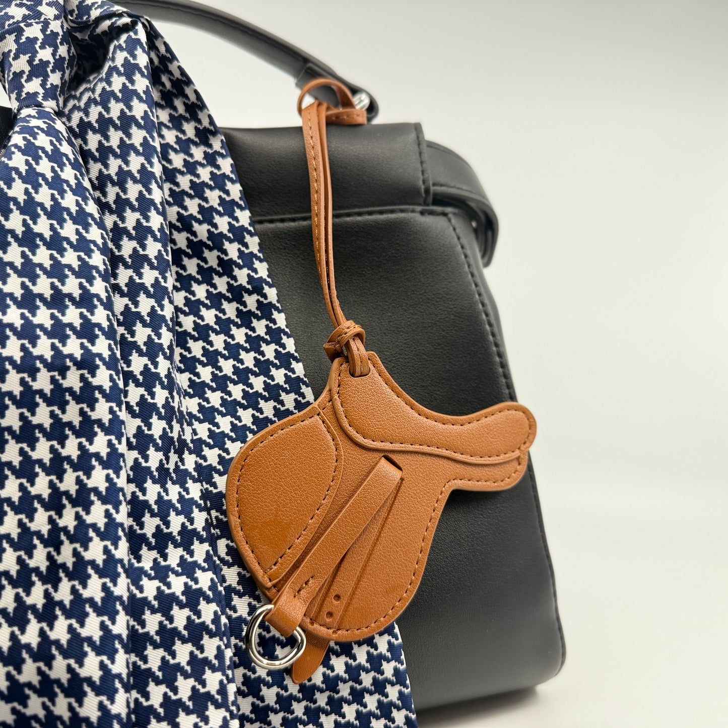 Saddle Bag Charm - Saddle Brown