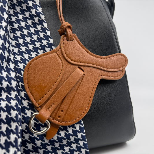 Saddle Bag Charm - Saddle Brown