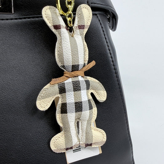 Regal Rabbit Plaid Bag or Key Charm!