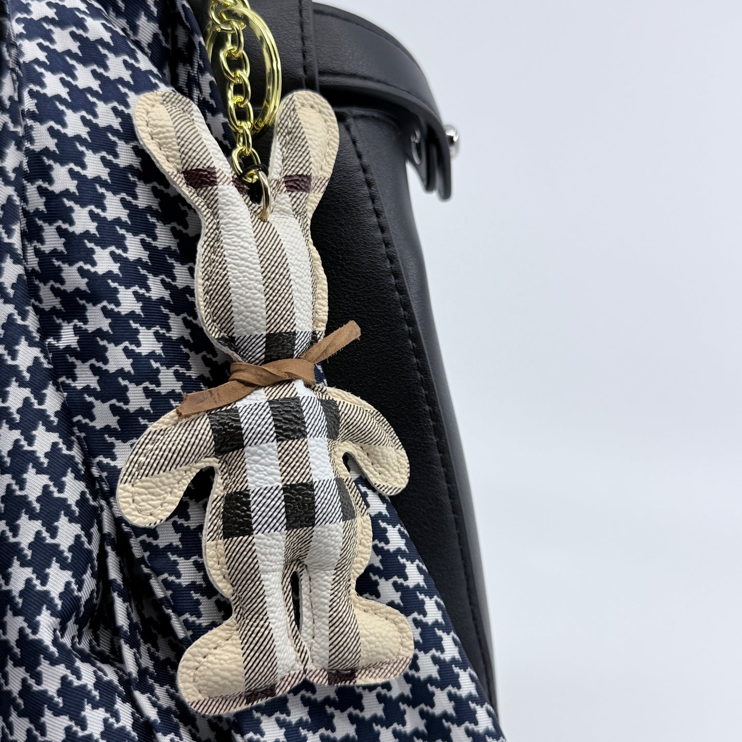 Regal Rabbit Plaid Bag or Key Charm!